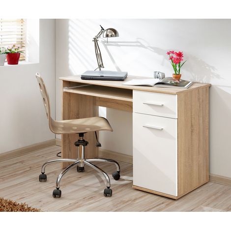 Bureau - DINO - 104 cm x 76 cm x 50 cm - Chêne - Livraison gratuite (1/2)