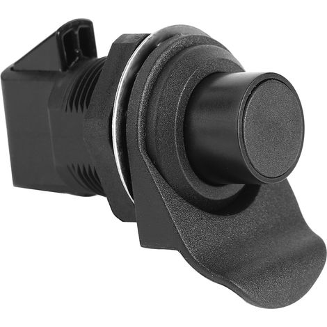 Verrou à bouton poussoir de remplacement pour porte bateau boîte à gants Southco 93-304, loquet de fixation, accessoire nautique, noir, robuste. (1/5)