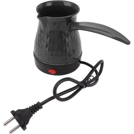 Cafetière électrique 500 ml, chauffe rapide, double protection, portable, avec poignée amovible, prise UE 220 V, 600 W, noire (1/5)