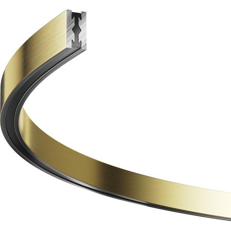 Rail magnétique suspendu 65cm laiton demi-rond Maytoni (1/5)