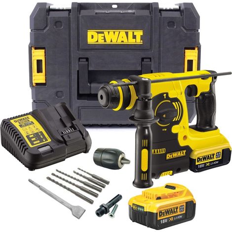Dewalt DCH253M2 18v 3kg SDS Plus Hammer Drill, 2 x 4.0ah Batt, Charg, Drill Bits (1/3)