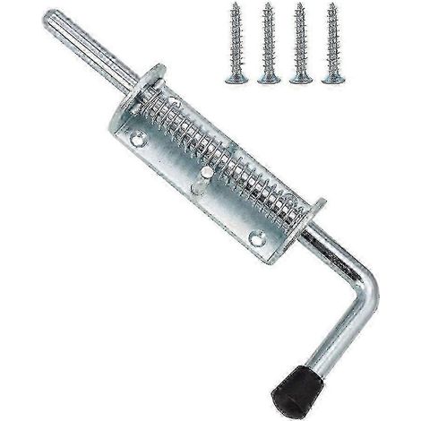 Verrou à ressort, cadenas à barillet métallique de 220 mm avec poignée et goupille renforcée (1/4)