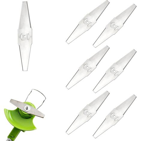 Set of 9 6 Inch Brush Cutter Blades, Metal Edge Cutting Blade, Replacement Accessories for Electric and Cordless Trimmers, Ideal for Garden and Brambles (1/5)