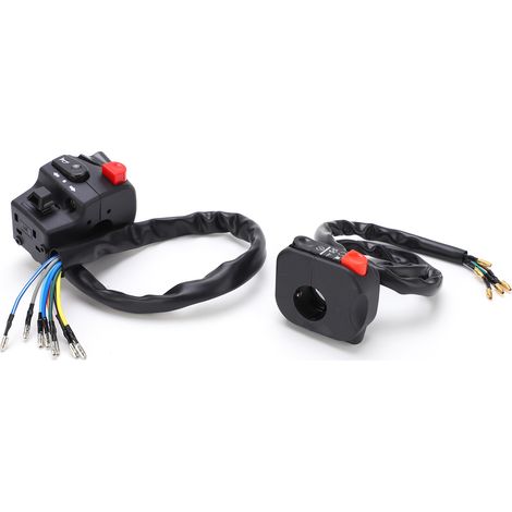 Interrupteur de guidon 7/8 po, 12 V, pour phares antibrouillard de moto, commande marche/arrêt, étanche, remplacement pour Yamaha SR400 (1/5)