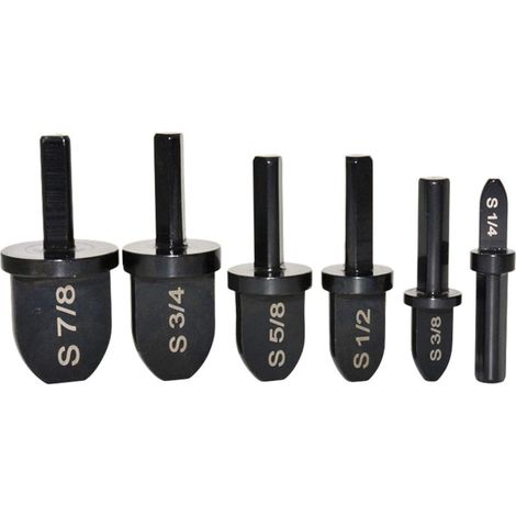 Lot d'outils avec embouts de perage + extension de tubes en cuivre pour visseuse ou perceuse, set de forets pour outil presser, 6 pices (1/5)