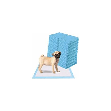 Lot de 120 tapis éducateurs pour chiot 60x60cm – 5 couches super absorbantes – Membrane PE imperméable – Pour apprentissage propreté (1/5)