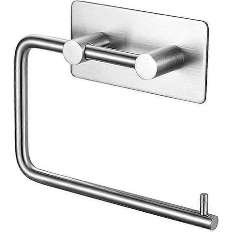 Porte-papier toilette portable avec sangle ajustable, organisateur de rouleau de papier toilette pliable et imperméable pour mur, voiture, camping, tente (1/5)