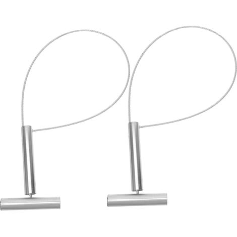 Lot de 2 Attrape-cochons en Métal Court, Équipement pour Élevage Porcin, Support de Capture Robuste pour Ferme, Accessoire Multifonction pour Manutention du Bétail (1/5)