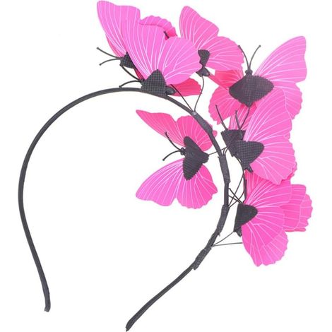 Pink Floral Crown Headband for Women, Elegant Lightweight Headpiece (1/5)
