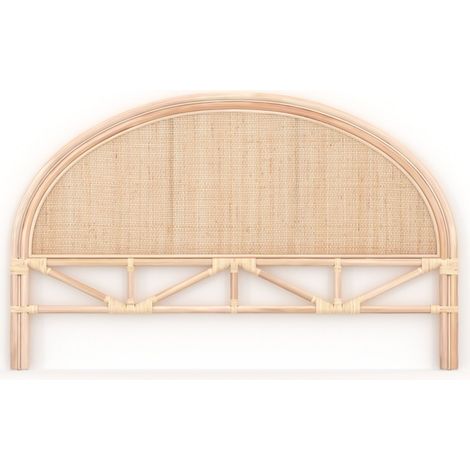 Cabecero de cama en ratán y rejilla 160 cm - Madya