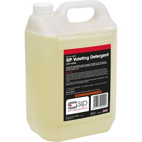 SIP 5ltr Valeting Detergent - L13 x W18 x H28 cm