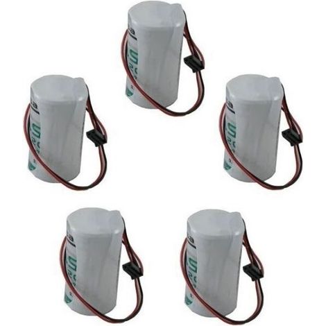 Saft 5 Batteria litio 3,6V 13Ah LSH20 antifurto Urmet Domus centrale sirena