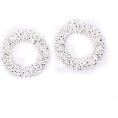 2 à 10 pièces - Anneau de massage d'acupuncture pour les doigts - Massage corporel relaxant des mains et amincissement des doigts06488-AquaForge