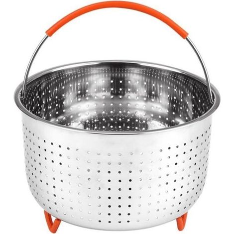 Panier vapeur - 6L - Acier inoxydable 304 - Couleur argent - Inclus 1 steamer (1/4)