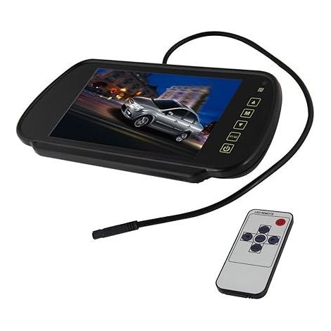 7 Pouces TFT LCD Moniteur de Voiture Rétroviseur Caméra de Recul Moniteur de Voiture (1/5)