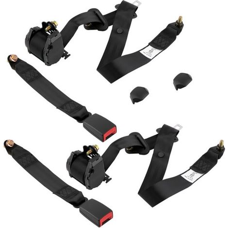 Adecuado para juego de 2 cinturones de seguridad retráctiles de 3 puntos para camiones y autobuses (1/2)