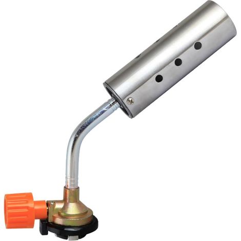 Brûleur de Mauvaises Herbes à Cartouches de gaz, Pistolet pulvérisateur en Acier Inoxydable, Lance-Flammes à Cassette, idéal pour Le désherbage et l'allume-Barbecue (1/5)