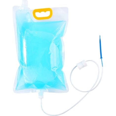 Un dispositif d'irrigation goutte à goutte de 3,5 litres pour plantes en pot, avec un sac d'irrigation goutte à goutte doseur de grande capacité. (1/5)