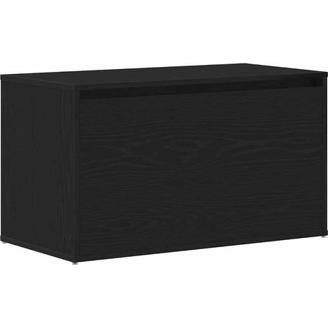 Maison Exclusive - Panca per ingresso con cassetto Rovere Nero 80 x 40 x 45 cm