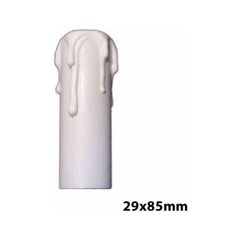 Candela Media per Portalampada E14 Bianco Solera 854