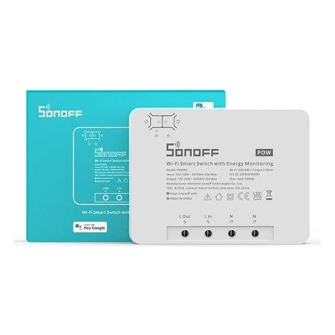 Sonoff POWR3 WLAN-Schalter Weiß 5500W