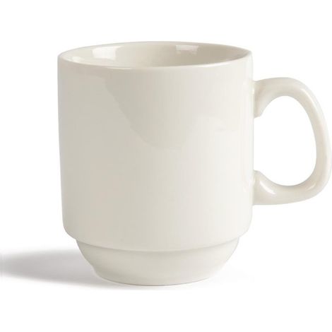 Tasse empilable Ivory 285ml (Lot de 12) - Ref U832 - Olympia (1/2)