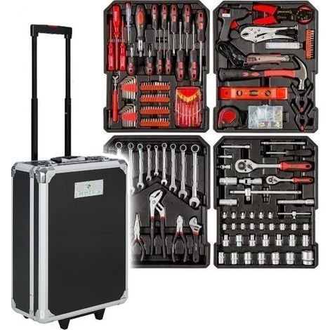 Valigia portautensili Trolley con utensili 187 pz - Mod. Black