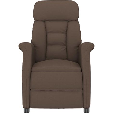 Massagesessel Braun 96,5 x 70,5 x 95 cm Mikrofaser