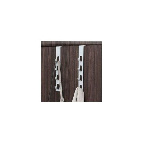 Türhaken, 2er-Set, Haken zum Aufhängen von Mänteln, Jacken, Bademänteln, Taschen (weiß) (1/5)
