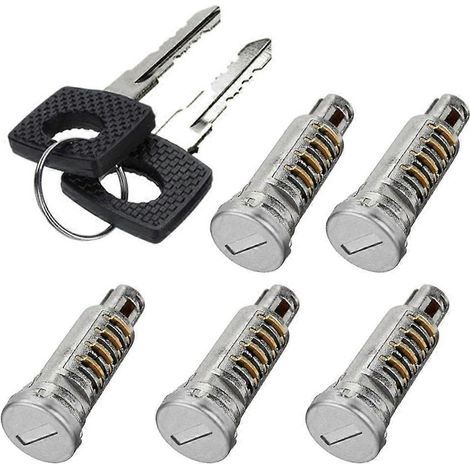 Accessoires automobiles pour barillets de serrure de porte W638 avec 2 clés (1/5)