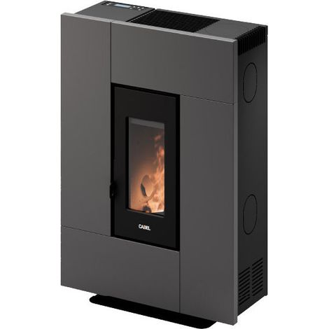 Cadel Stufa a Pellet Grace 7 Bronzo Grigio Rosso Nero Bianco