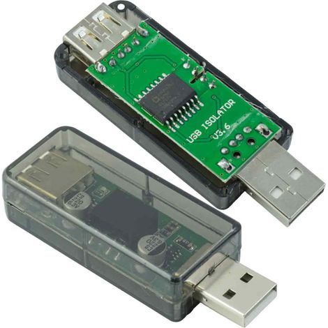 Module isolateur USB, isolation numérique avec technologie CMOS haute vitesse et monolithique avec transformateur à noyau d'air, carte d'isolation de tension pour USB compatible (1/5)