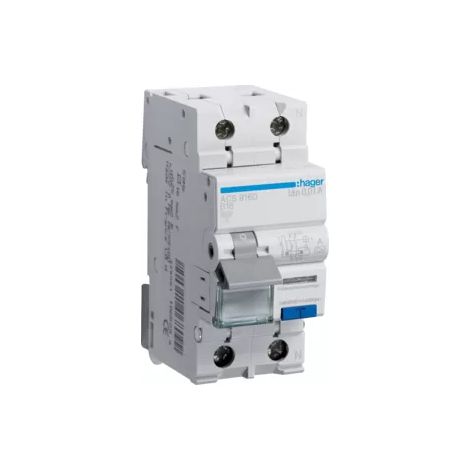 Hager FI-LS 1P+N 6kA B-16A 10mA Typ A QC ACS916D (1/2)
