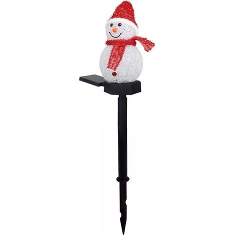 Lampe solaire rouge pour jardin 3 V IP55 idéale pour Noël, éclairage extérieur décoratif résistant à l'eau pour terrasse et allée de jardin (1/5)
