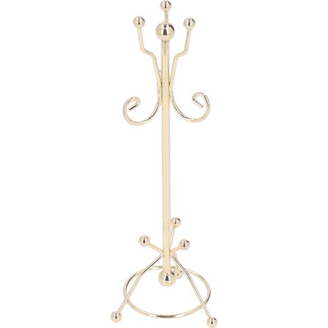 Porte-manteau miniature pour maison de poupée à l'échelle 1:12, support pour chapeau et manteau, accessoire de mobilier d'entrée miniature réaliste. (1/5)