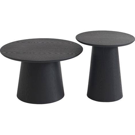 Tavolini a scomparsa placcatura Rovere Nero - PIARI (1/5)