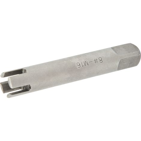 Extracteur de vis cassées, 4 griffes, manche carré, acier rapide, pour vis rouillées et fissurées. (1/5)
