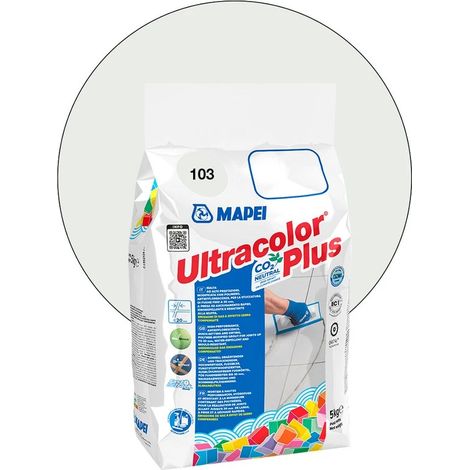 Joint de carrelage ULTRACOLOR PLUS MAPEI 103 Lune blanche - 5 Kg