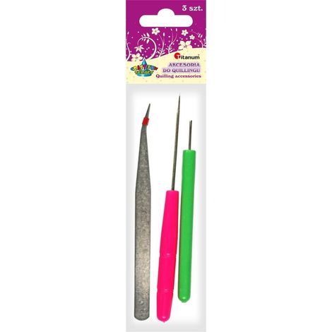 Quilling-Werkzeugset, 3 Stück