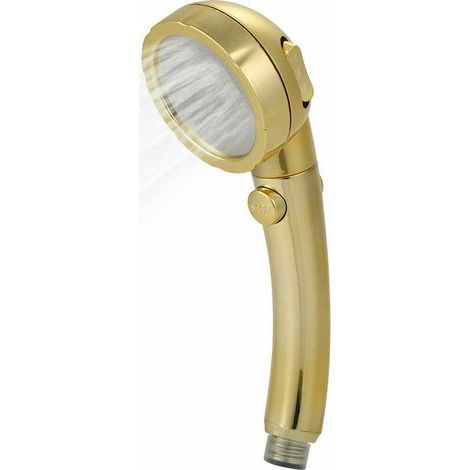 Pommeau de douche 3 rglages de pulvrisation avec interrupteur de pause marche/arrt conomie d'eau haute pression portable rglable pommeau de douche remplacement du bain (1/5)