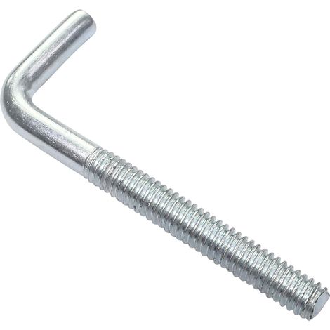 Lot de 20 charnières à vis métalliques à filetage métrique M4 x 40 mm - Crochet d'angle - Crochet en L - Charnière de suspension