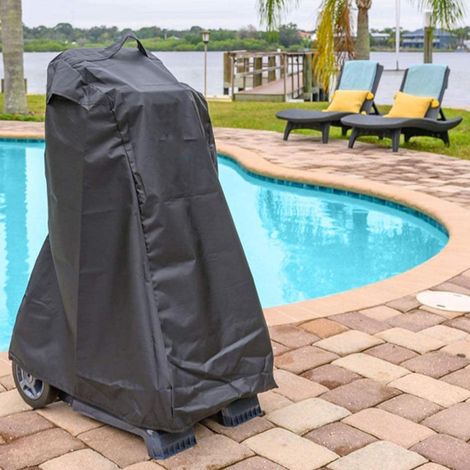 Housse pour robots nettoyeurs de piscine, housse épaisse pour chariot, protection solaire imperméable pour la plupart des nettoyeurs (1/5)