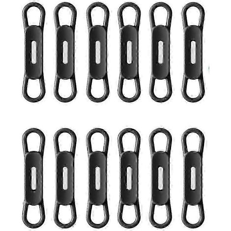 Porte-stylos magnétiques en silicone, 12 pièces, compatible avec les porte-stylos pour réfrigérateur et tableau blanc magnétique, taille unique. (1/5)