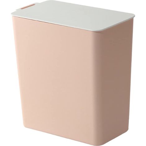 Solid Color Desktop Paper Can Kitchen Storage Trash Rack