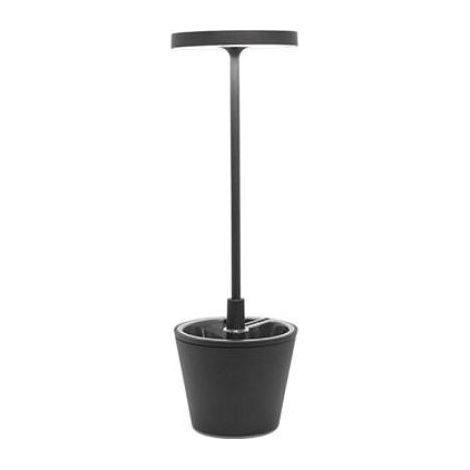 Lampe Led Poldina Reverso Gris Foncé Rechargeable Ip65 Extérieur, Dimmable Avec Autonomie Jusqu'À 12 Heures (1/5)