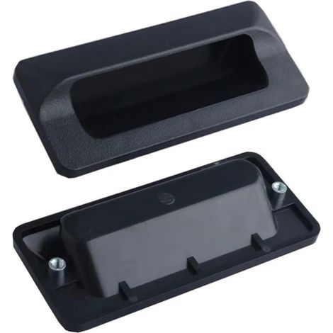 Poignées carrées en plastique pour armoire, portes, tiroirs (1/5)