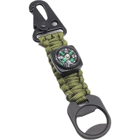 Porte-clés pour sac à dos, porte-clés de sac à dos à dégagement rapide et haute résistance - Lanière en paracorde résistante à