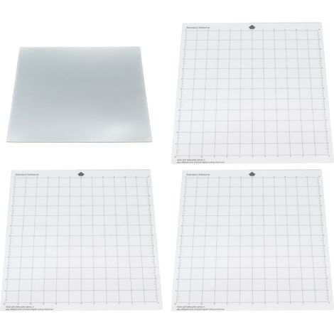 Set mit 20 flexiblen Polyester-Schablonen + 3 transparenten und faltbaren Schneidematten zum Drucken (1/5)