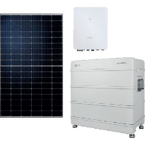 PV Paket PV25 20x410Wp Glas/Folie,WR+BAT 8,20 kWp,8kW AC,9,6kWh incl. Zubehör - 8737807734 von Buderus