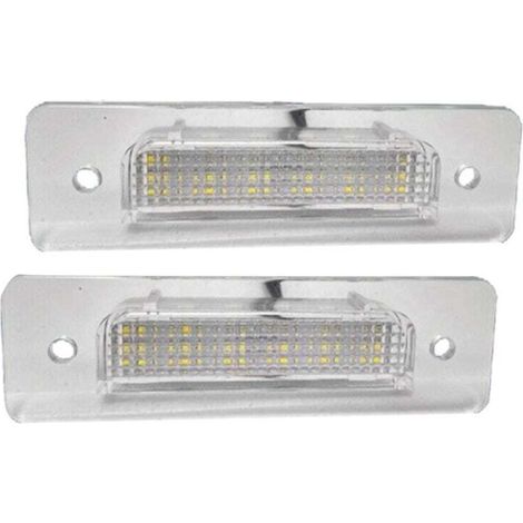 Luz LED trasera para matrícula para E30 E12 E28 E24 E23 E26, Accesorios para coche 63261372766 63261354665-Crezuo (1/4)